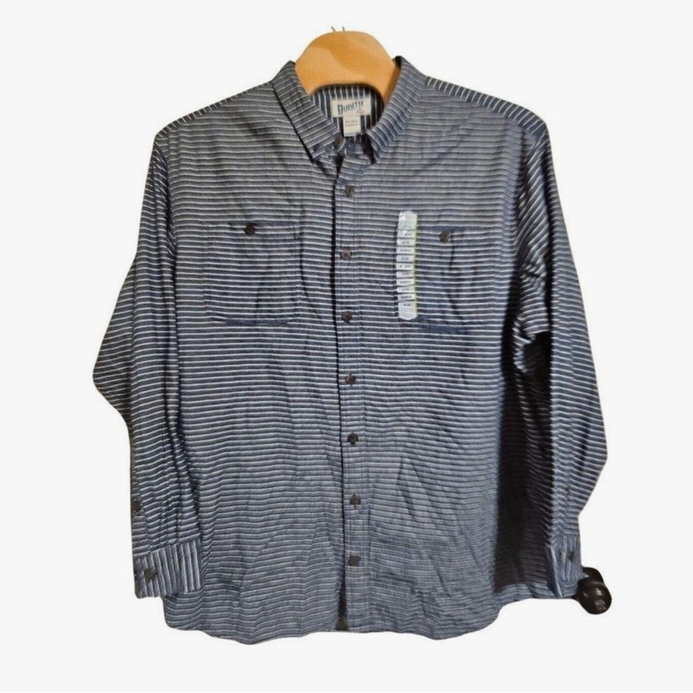 Duluth Trading Company Long Sleeve Button Down+L